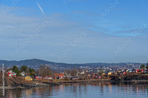 Wallpaper Mural Oslo und der Oslofjörd in Frühling Torontodigital.ca