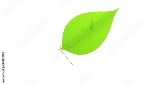Wind Turbine Leaf Concept Vector Illustration Renewable Energy and Nature Conservation Icon for Eco Branding