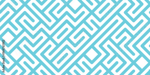 Konstfotografi Maze Seamless Pattern Backgrounds. Vector.