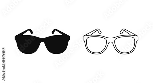 Glasses sunglasses fashion eyewear Vector