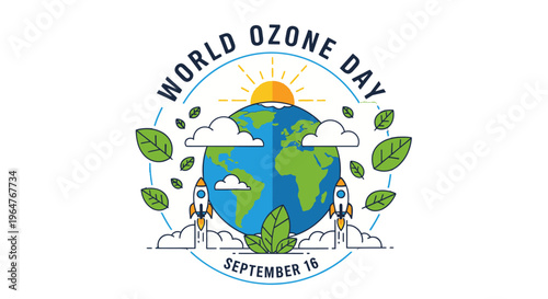 World Ozone Day awareness campaign logo.