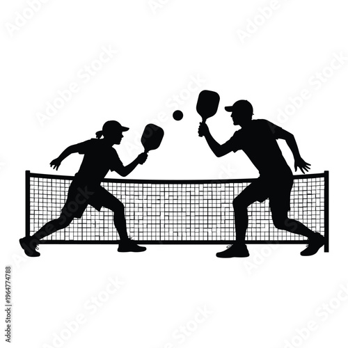 A man leaps over a hurdle in an intense race isolated on white background, Vector