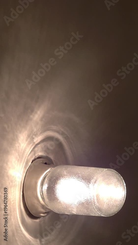 Retro USSR Vintage Incandescent Bulb Classic Soviet Light Lamp Metal Socket Nostalgic Glow