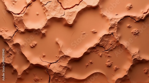 Close-up of peeling paint texture on weathered rustic wall background