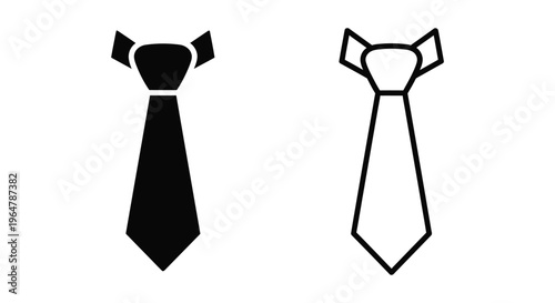 Ties and neckwear accessories for men Vector