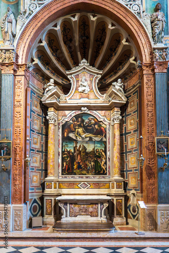 Fotografie Miniscalchi Altar in the Basilica of Sant'Anastasia, Verona.