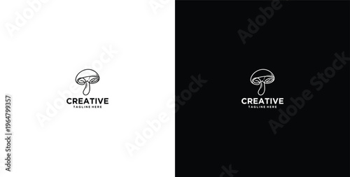 mushroom consulting and testing logo design