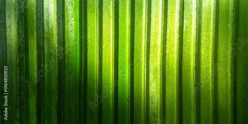 Vertical Lines of Lush Green in abstract patterns, evoking the essence of vibrant life and natural beauty. These stripes create a rhythmic visual symphony.