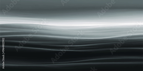 abstract monochrome wave-like form, creating a sense of serene movement and minimalist elegance. the image is a study in contrasts of light and shadow, evoking a feeling of tranquility and depth.