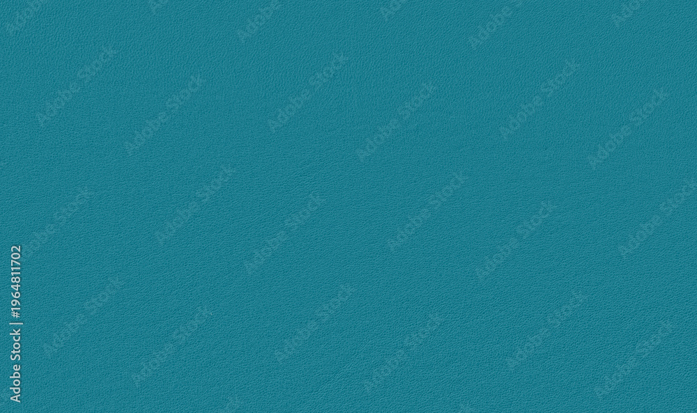 Fototapeta premium Turquoise Leather Texture Background, Teal Blue Pebbled Hide Surface, High Resolution Seamless Faux Leather Material for Modern Upholstery and Product Design