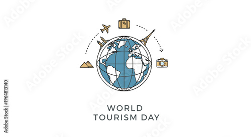 World Tourism Day celebration concept.