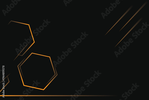 Soft Peach Hexagon Honeycomb Pattern Background