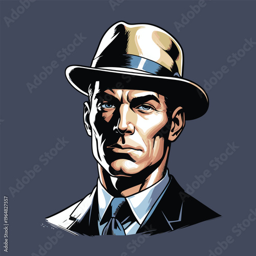 gentleman vector illustration