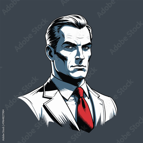 gentleman vector illustration