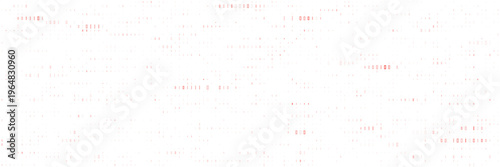 Red Binary Code Data Breach Background for Cybersecurity and Hacking Concepts