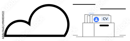 Cloud-based storage. Cloud storage ensuring efficient file organization and resume management. Cloud storage systems streamline accessibility for HR, recruitment, freelancers, and career platforms