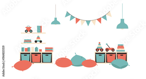 Colorful illustration of kitchen appliances. Vector Illustrations. EPS Editable