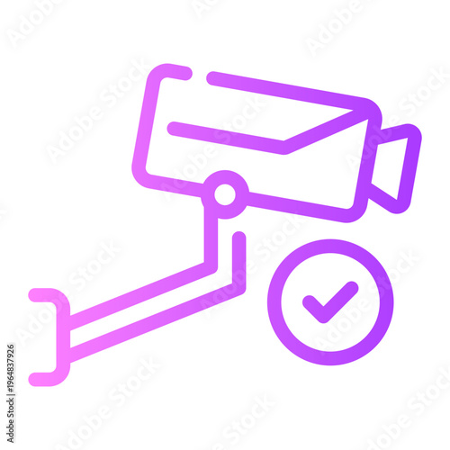 cctv gradient icon
