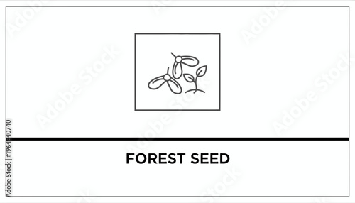 Forest Seedling Icon: Symbolizing Growth, Nature, and New Beginnings