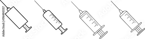 syringe rating scale medical injection progress indicator icons