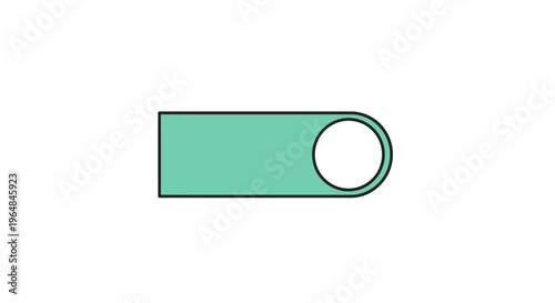 Green USB flash drive storage device.