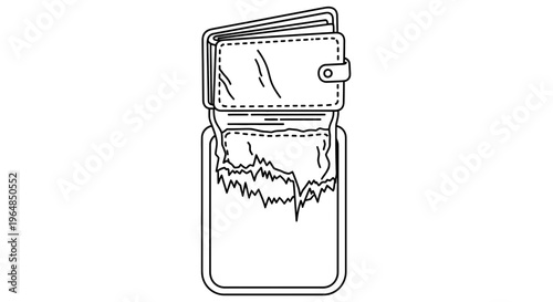 Visual representation of market downturn and financial challenges affecting personal wealth and