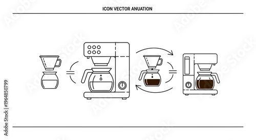 Exploring Modern Coffee Brewing Methods: A Visual Comparison of Drip and Pour-Over Systems