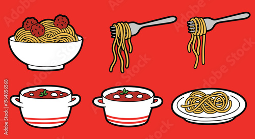 A playful illustration of a cup of tomato soup with a fresh green herb, perfect for food blogs or recipe websites.