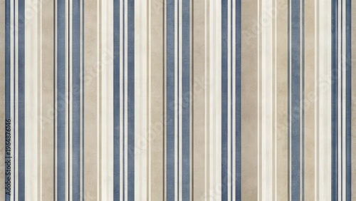 Subtle Vertical Stripes in Muted Blues and Neutrals A Seamless Textile Pattern for Home Decor Projects