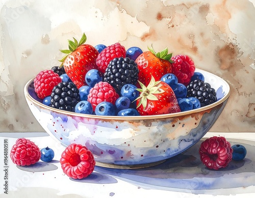 berries in a bowl