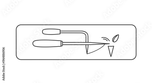 Precision crafting tools for detailed work, depicting a sharp instrument shaping material with