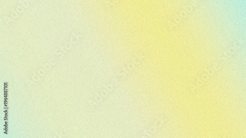 Bright Grainy Gradient Background with Pale Yellow and Mint Tones