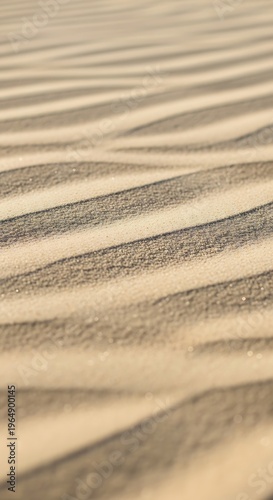 Endless rippled textures of desert sand, a nature background landscape