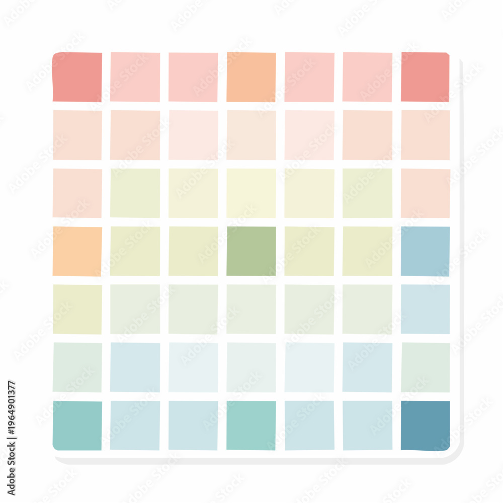 Fototapeta premium Pastel color palette grid pattern background design islamic background with multi colored
