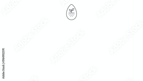 Seedling Sprouting from Seed in Soil, Growth, New Life, Agriculture, Nature Concept