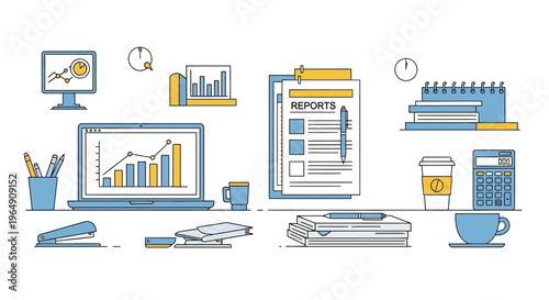 Office supplies and business equipment.