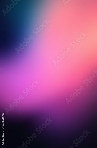 6K pastel holographic gradient with vintage grain texture and colorful blur effect