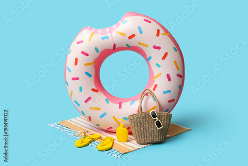 Inflatable ring in shape of...