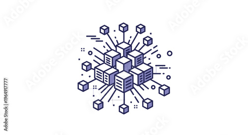 Cube Network Data Connection Blocks.
