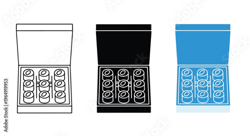 Three colorful plastic containers with multiple compartments on a white background, showcasing organization and storage solutions.