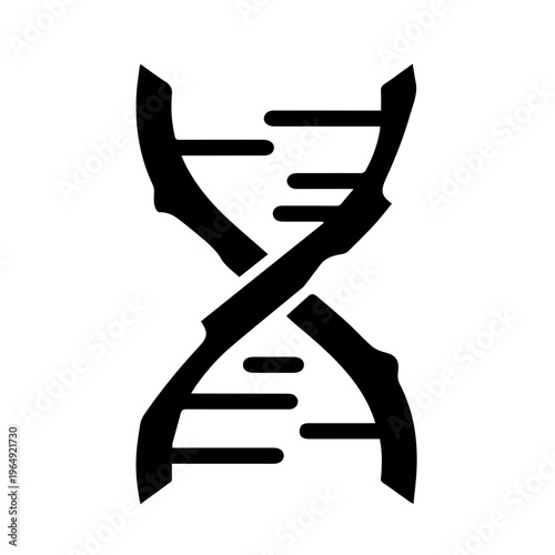 Organic DNA Helix Icon