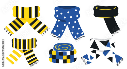 Winter Scarves Collection: Colorful Knitted Accessories for Cold Weather