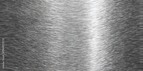 Polished silver brushed metal texture background with a shiny stainless steel surface and industrial grey aluminum plate pattern for a smooth metallic material wallpaper
