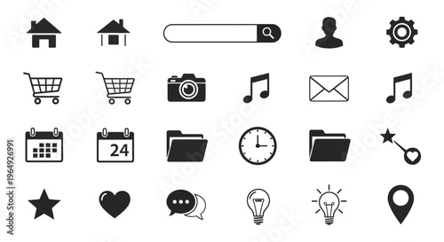 Black icons on white background.