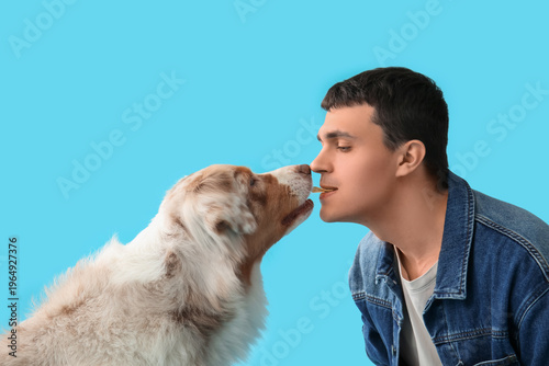 Young man with Australian S...