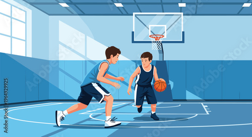 Friendly green crocodile with sharp teeth peeks over the edge of a white surface for a fun conceptual announcement or banner.