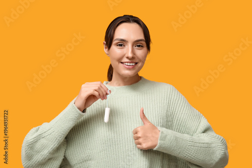 Beautiful young woman with ...