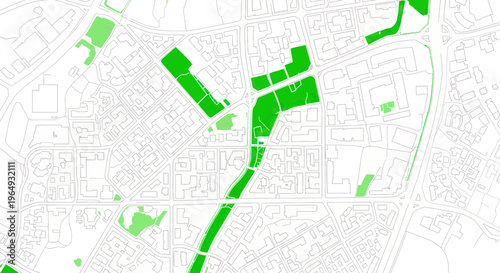 Urban Green Spaces Map: City Planning, Parks, and Nature