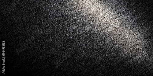 A dark black leather texture features a rough macro pattern on a high-quality material surface to create a grunge textile background for an old clothing design or wallpaper backdrop
