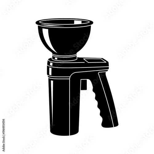 Silhouette of a Grain Moisture Tester Handheld Meter for Harvest Inspection